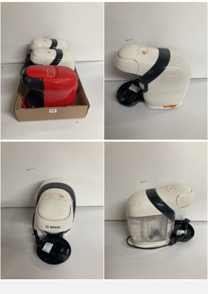 BOX OF COFFEE MACHINES