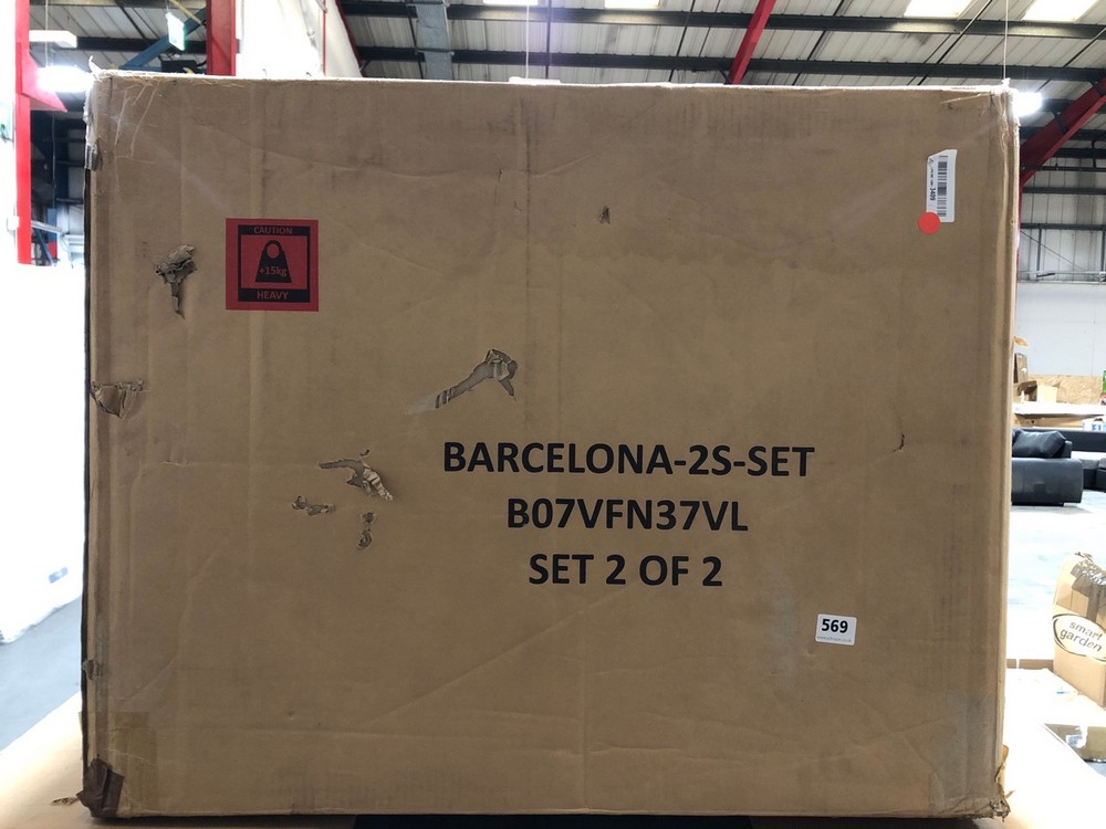 John Pye Auctions BACKYARD FURNITURE BARCELONA 4 SEATER SOFA RATTAN