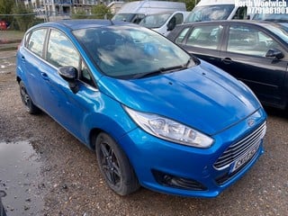 Location: North Woolwich - 2013 FORD FIESTA ZETEC 5 Door Hatchback REG: GK13SDX, Keys: No, MOT Expiry date: 06/09/2023, 998 Petrol, 5 Speed Manual Petrol, Former Keepers: 6