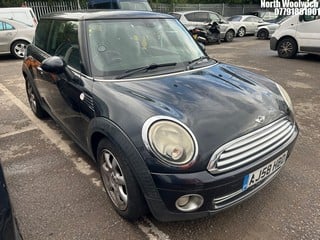 Location: North Woolwich - 2008 MINI COOPER 3 Door Hatchback REG: AJ58HBD, Keys: No, MOT Expiry date: 07/12/2024, 1598 Petrol, 6 Speed Manual Petrol, Former Keepers: 10