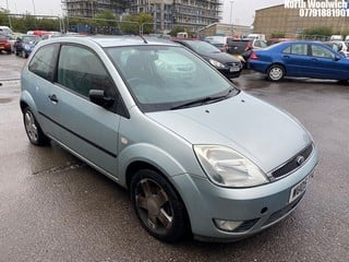 Location: North Woolwich - 2005 FORD FIESTA FLAME 3 Door Hatchback REG: WU05TYC, Keys: No, MOT Expiry date: 23/06/2025, 1388 Petrol, 5 Speed Manual Petrol, Former Keepers: 3