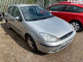 Location: North Woolwich - 2003 FORD FOCUS ZETEC 5 Door Hatchback REG: GY53RNE, Keys: No, MOT Expiry date: 24/10/2024, 1796 Petrol, 5 Speed Manual Petrol, Former Keepers: 7