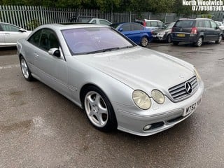 Location: North Woolwich - 2002 MERCEDES CL500 AUTO Coupe REG: MT52YUN, Keys: No, MOT Expiry date: 20/07/2023, 4966 Petrol, 5 Speed Auto Petrol, Former Keepers: 10