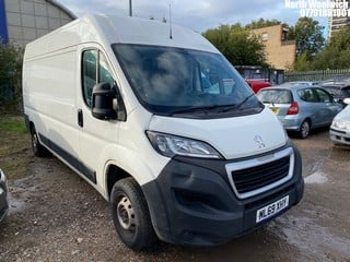 Location: North Woolwich - 2019 PEUGEOT BOXER 335 PRO L3H2 BHDI Panel Van REG: ML69XHY, Keys: Yes, MOT Expiry date: 30/10/2024, 2200 Diesel, 6 Speed Manual Diesel, Former Keepers: 9