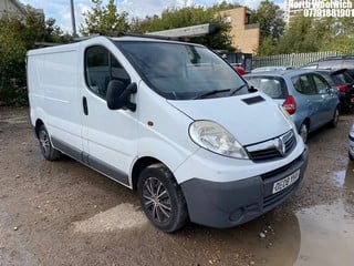 Location: North Woolwich - 2008 VAUXHALL VIVARO 2700 CDTI SWB Panel Van REG: OE08YHX, Keys: No, MOT Expiry date: 25/04/2025, 1995 Diesel, 6 Speed Manual Diesel, Former Keepers: 9