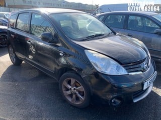 Location: BELVEDERE - 2011 NISSAN NOTE N-TEC 	 MPV REG: LS11UPY, 1386cc PETROL, 5 SPEED MANUAL PETROL, Former Keepers: 5, Keys: No, MOT: Expiry date16/05/2024