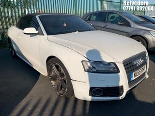 Location: BELVEDERE - 2010 AUDI A5 S LINE TDI CONVERTIBLE REG: K155RHY, 1968CC DIESEL, 6 SPEED MANUAL DIESEL, Former Keepers: 4, Keys: No, MOT: Expiry date02/12/2021