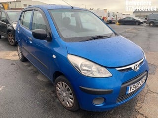 Location: BELVEDERE - 2008 HYUNDAI I10 CLASSIC 	 5 DOOR HATCHBACK REG: YS08ZVZ, 1086cc PETROL, 5 SPEED MANUAL PETROL, Former Keepers: 6, Keys: No, MOT: Expiry date17/01/2025