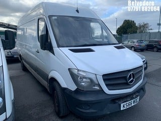 Location: BELVEDERE - 2016 MERCEDES-BENZ SPRINTER 314CDI 	 PANEL VAN REG: KS66WBZ, 2143cc DIESEL, 6 SPEED MANUAL DIESEL, Former Keepers: 3, Keys: No, MOT: Expiry date09.07.2025