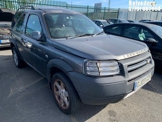 Location: Belvedere - 2003 LAND ROVER FREELANDER SERENGETI SE Estate REG: GJ03GCK, Keys: No, MOT Expiry date: 22/05/2024, 1796 Petrol, 5 Speed Manual Petrol, Former Keepers: 9