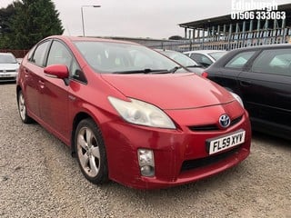 Location: Edinburgh - 2009 TOYOTA PRIUS T4 VVT-I CVT 5 Door Hatchback REG: FL59XYV, Keys: No, MOT Expiry date: 01/12/2024, 1797 Hybrid Electric, Variable 1 Speed Auto Petrol/E, Former Keepers: 12