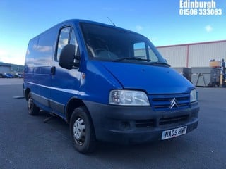 Location: Edinburgh - 2005 CITROEN RELAY HDI 1100 ENTERPRISE Panel Van REG: NA05HNT, Keys: No, MOT Expiry date: 05/01/2022, 1997 Diesel, 5 Speed Manual Diesel, Former Keepers: 7