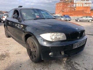 Location: Nottingham - 2008 BMW 118D M SPORT 5 Door Hatchback REG: FG58USP, Keys: No, MOT Expiry date: 20/03/2025, 1995 Diesel, 6 Speed Manual Diesel, Former Keepers: 5