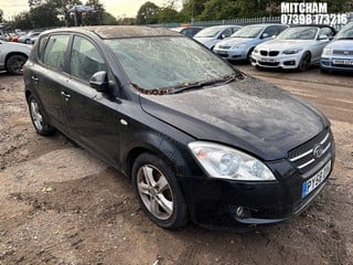 Location: MITCHAM - 2009 KIA CEE'D SR-7 	 5 DOOR HATCHBACK REG: PY58DVL, 1396cc PETROL, 5 SPEED MANUAL PETROL, Former Keepers: 3, Keys: No, MOT: Expiry date27/08/2024