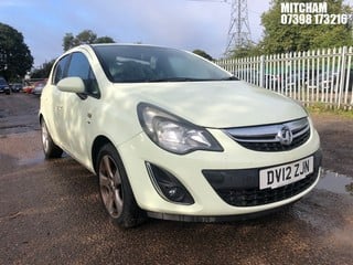 Location: Mitcham - 2012 VAUXHALL  CORSA SXI AC 5 Door Hatchback REG: DV12ZJN, Keys: No, MOT Expiry date: 14/02/2024, 1229 Petrol, 5 Speed Manual Petrol, Former Keepers: 5