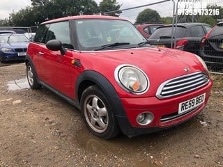 Location: Mitcham - 2009 MINI ONE 3 Door Hatchback REG: RE59BEO, Keys: No, MOT Expiry date: 02/05/2025, 1397 Petrol, 6 Speed Manual Petrol, Former Keepers: 8