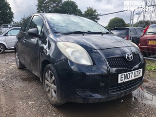 Location: Mitcham - 2007 TOYOTA YARIS ZINC S-A 5 Door Hatchback REG: EN07UZR, Keys: No, MOT Expiry date: 11/06/2024, 1296 Petrol, 4 Speed Semi Auto Petrol, Former Keepers: 5