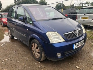 Location: Mitcham - 2004 VAUXHALL MERIVA ENJOY SEMI-AUTO MPV REG: EN04BUA, Keys: No, MOT Expiry date: 06/11/2023, 1598 Petrol, 5 Speed Semi Auto Petrol, Former Keepers: 4