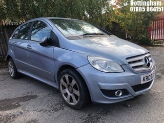 Location: Nottingham - 2009 MERCEDES B150 SE CVT MPV REG: KR09GXF, Keys: No, MOT Expiry date: 20/02/2025, 1498 Petrol, Variable Speed Auto Petrol, Former Keepers: 8