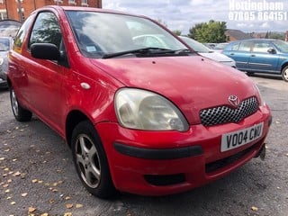 Location: Nottingham - 2004 TOYOTA YARIS T3 3 Door Hatchback REG: VO04CWU, Keys: No, MOT Expiry date: 01/04/2024, 1299 Petrol, 5 Speed Manual Petrol, Former Keepers: 6