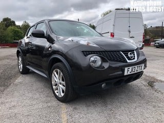 Location: Nottingham - 2013  NISSAN  JUKE ACENTA DCI 	 5 Door Hatchback 	 REG: FJ13ZTX, 1461cc	 Diesel , 6 Speed Manual Diesel 	, Former Keepers: 1, Keys: Yes, MOT Expiry date: 26/03/2025