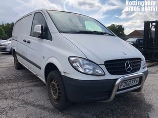 Location: Nottingham - 2008 MERCEDES VITO 109 CDI LONG Panel Van REG: FD08EKA, Keys: No, MOT Expiry date: 26/05/2024, 2148 Diesel, 6 Speed Manual Diesel, Former Keepers: 3