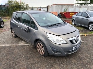 Location: Brentwood - 2011 VAUXHALL  MERIVA SE MPV REG: DE61AXB, Keys: No, MOT Expiry date: 28/04/2024, 1398 Petrol, 5 Speed Manual Petrol, Former Keepers: 6