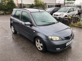 Location: Brentwood - 2004 MAZDA 2 CAPELLA 5 Door Hatchback REG: EA54XAD, Keys: No, MOT Expiry date: 12/12/2023, 1600 Petrol, 5 Speed Manual Petrol, Former Keepers: 9