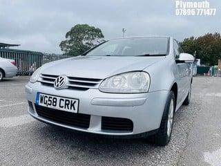 Location: Plymouth - 2008 VOLKSWAGEN GOLF MATCH TDI 105 5 Door Hatchback REG: WG58CRK, Keys: No, MOT Expiry date: 24/01/2024, 1896 Diesel, 5 Speed Manual Diesel, Former Keepers: 3