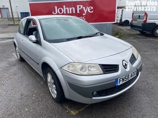 Location: South Wales - 2009 RENAULT MEGANE D-MIQUE DCI 130 E4 3 Door Hatchback REG: FN58AOO, Keys: No, MOT Expiry date: 28/05/2024, 1870 Diesel, 6 Speed Manual Diesel, Former Keepers: 4