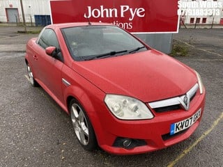 Location: South Wales - 2007 VAUXHALL TIGRA EXCLUSIV Convertible REG: KV07GXX, Keys: Yes, MOT Expiry date: 09/03/2024, 1796 Petrol, 5 Speed Manual Petrol, Former Keepers: 5