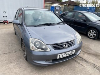 Location: Hull - 2004 HONDA CIVIC VTEC EXECUTIVE 5 Door Hatchback REG: LV54LBX, Keys: No, MOT Expiry date: 18/08/2024, 1590 Petrol, 5 Speed Manual Petrol, Former Keepers: 7