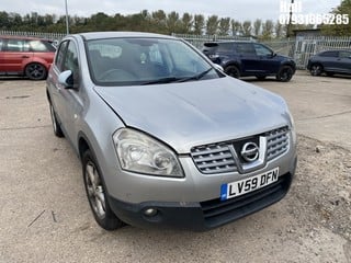 Location: Hull - 2009 NISSAN QASHQAI ACENTA DCI 2WD 5 Door Hatchback REG: LV59DFN, Keys: No, MOT Expiry date: 30/10/2024, 1994 Diesel, 6 Speed Manual Diesel, Former Keepers: 3