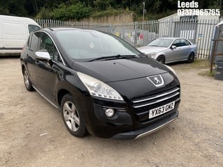 Location: Leeds - 2013 PEUGEOT 3008 HYBRID4 SR AUTO 5 Door Hatchback REG: YX63GMZ, Keys: No, MOT Expiry date: 24-10-2024, 1997 Electric Diesel, 6 Speed Auto Diesel/Electric, Former Keepers: 3