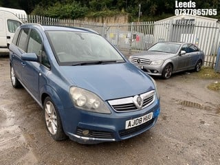 Location: Leeds - 2008 VAUXHALL ZAFIRA DESIGN CDTI 150 A MPV REG: AJ08HUU, Keys: No, MOT Expiry date: 08-03-2024, 1910 Diesel, 6 Speed Auto Diesel, Former Keepers: 7