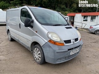 Location: Leeds - 2004 RENAULT TRAFIC SL27 DCI 100 SWB Panel Van REG: CK53NJN, Keys: No, MOT Expiry date: 22-03-2024, 1870 Diesel, 6 Speed Manual Diesel, Former Keepers: 6