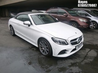 Location: Hayes - 2019 MERCEDES-BENZ C 200 AMG LINE PREMIUM + CONVERTIBLE REG: YN19XYP, 1497 CC PETROL, 9 SPEED AUTO PETROL, Former Keepers: 1, Keys: Yes, MOT Expiry date: 08/03/2022