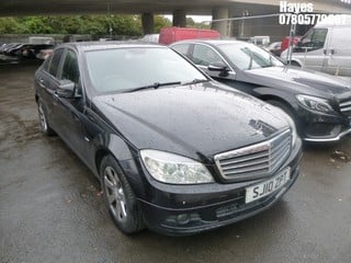 Location:  Hayes - 2010 MERCEDES-BENZ C180 KOMP SE BLUEEFF-CY 4 Door Saloon REG: SJ10ZPT, Keys: No, MOT Expiry date: 03/08/2024, 1597 Petrol, 6 Speed Manual Petrol, Former Keepers: 3