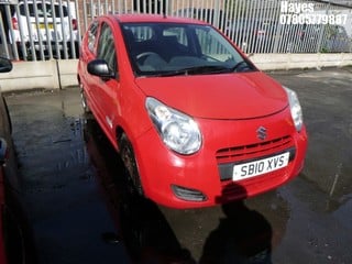 Location:  Hayes - 2010 SUZUKI ALTO SZ2 5 Door Hatchback REG: SB10XVS, Keys: No, MOT Expiry date: 26/03/2025, 996 Petrol, 5 Speed Manual Petrol, Former Keepers: 7