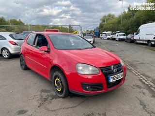 Location: Manchester - 2008 VOLKSWAGEN GOLF GT SPORT TDI 140 3 Door Hatchback REG: YG58CNV, 1968 Diesel, 6 Speed Manual Diesel, Former Keepers: 8, Keys: No, MOT Expiry date: 26/11/2024