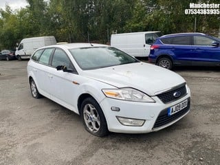 Location: Manchester - 2009 FORD MONDEO ZETEC TDCI Estate REG: AJ09OOX, 2179 Diesel, 6 Speed Manual Diesel, Former Keepers: 4, Keys: No, MOT Expiry date: 11/04/2024