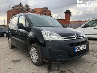 Location: Nottingham - 2018 CITROEN  BERLINGO 625 EN-PRISE BLU Panel Van REG: SA18XTY, 1560cc Diesel , 5 Speed Manual Diesel 51, Former Keepers: 1, Keys: Yes, MOT Expiry date: 14/06/2024