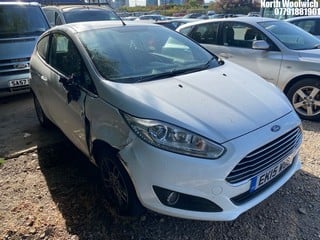 Location: North Woolwich - 2015 FORD  FIESTA ZETEC 3 Door Hatchback REG: EK15WUL, Keys: No, MOT Expiry date: 04/10/2024, 1242 Petrol, 5 Speed Manual Petrol, Former Keepers: 3