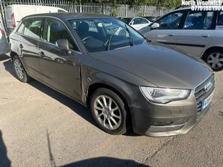 Location: North Woolwich - 2014 AUDI  A3 SE TFSI 5 Door Hatchback REG: VX64UJE, Keys: No, MOT Expiry date: 05/05/2024, 1395 Petrol, 6 Speed Manual Petrol, Former Keepers: 2