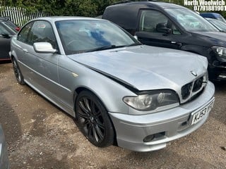 Location: North Woolwich - 2003 BMW 330 CI SPORT AUTO Coupe REG: KJ53YFD, Keys: No, MOT Expiry date: 21/06/2025, 2979 Petrol, 5 Speed Auto Petrol, Former Keepers: 13