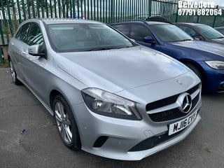 Location: BELVEDERE - 2016 MERCEDES-BENZ A 180 D SPORT EXECUTIVE 5 DOOR HATCHBACK REG: MJ16CVY, 1461cc DIESEL, 6 SPEED MANUAL DIESEL, Former Keepers: 7, Keys: No, MOT: Expiry date05.11.2024