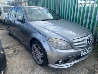 Location: BELVEDERE - 2008 MERCEDES C200 SPORT CDI A 4 DOOR SALOON REG: BP57PZO, 2148cc DIESEL, 5 SPEED AUTO DIESEL, Former Keepers: 5, Keys: No, MOT: Expiry date05.10.2024