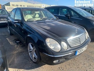 Location: Belvedere - 2004 MERCEDES E320 CDI ELEGANCE AUTO 4 Door Saloon REG: YO04JYW, Keys: No, MOT Expiry date: 19/10/2024, 3222 Diesel, 5 Speed Auto Diesel, Former Keepers: 4