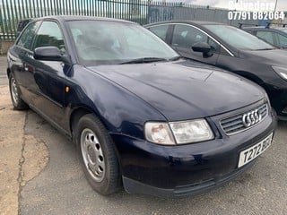 Location: Belvedere - 1999 AUDI A3 1.6 3 Door Hatchback REG: T272BGU, Keys: No, MOT Expiry date: 23/02/2024, 1595 Petrol, 5 Speed Manual Petrol, Former Keepers: 4