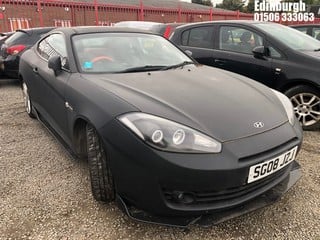 Location: Edinburgh - 2008 HYUNDAI COUPE SIII V6 Coupe REG: SG08JZJ, Keys: No, MOT Expiry date: 08/04/2024, 2656 Petrol, 6 Speed Manual Petrol, Former Keepers: 6